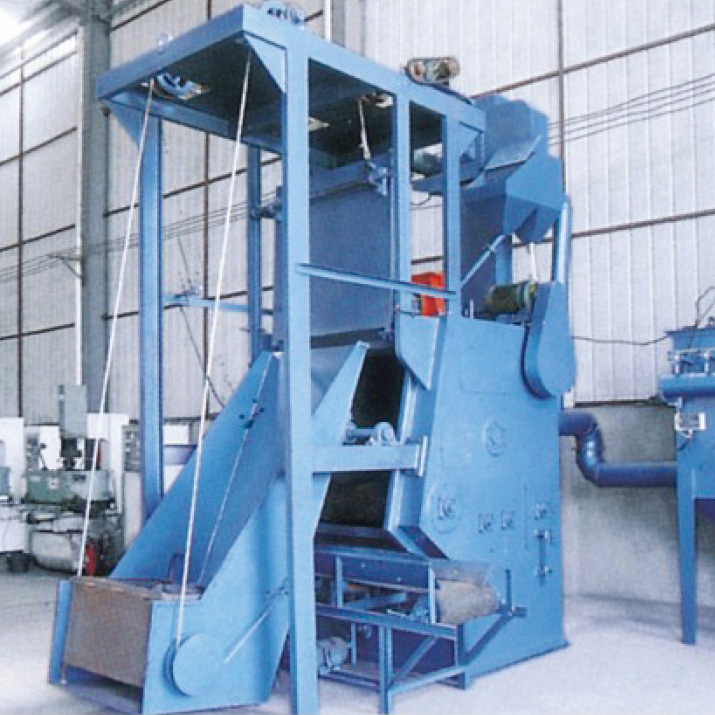 Q32系列自動上下料(卷揚上料、輸送下料、環(huán)保)履帶拋丸清理機